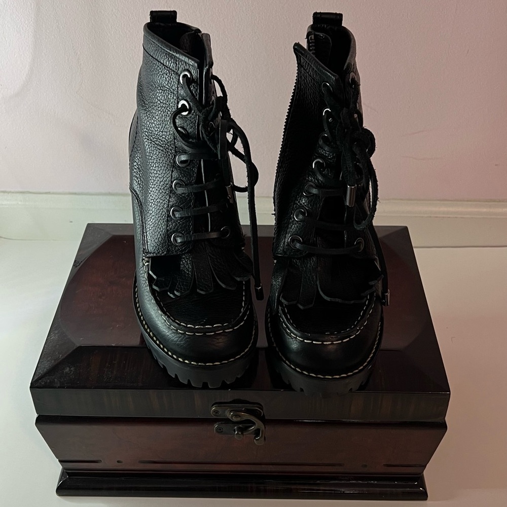 Tory Burch wedge bootie